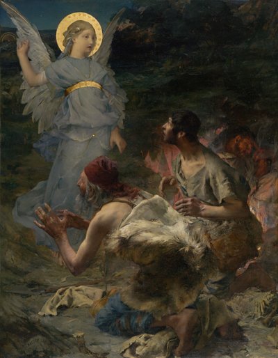 De Aankondiging aan de Herders door Jules Bastien Lepage